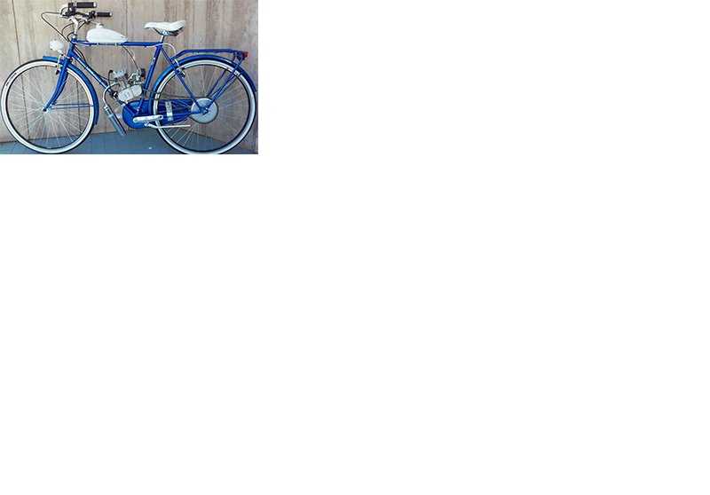 Bicicletta CON Motore monocilidrico  2 tempi a miscela Positano sport