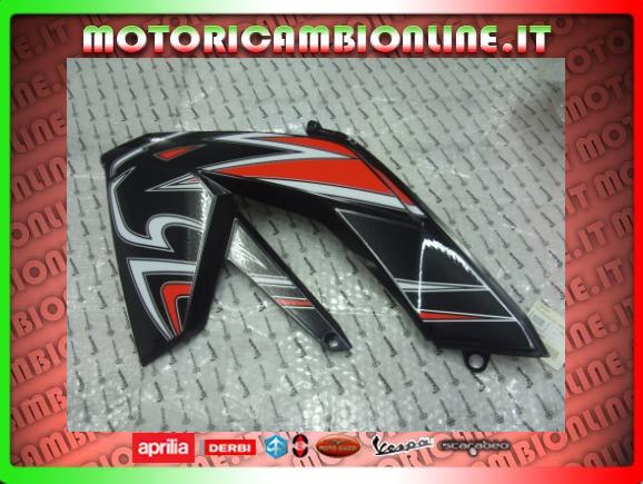 CONVOGLIATORE SX DECALCATO NERO cod 86062700XN4 Orig per Aprilia RX e SX 125