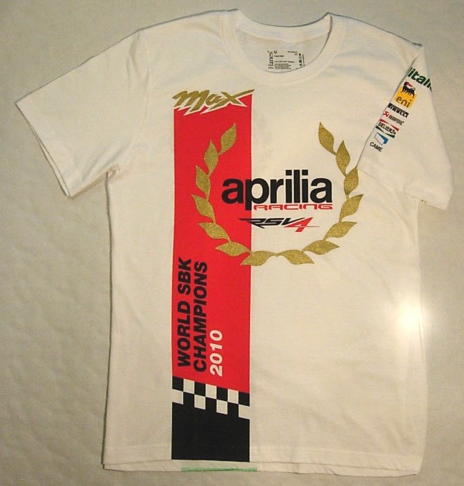 MAGLIA CELEBRATIVA MONDIALE SBK 2010 BIANCA TAGLIA L CODICE 899537