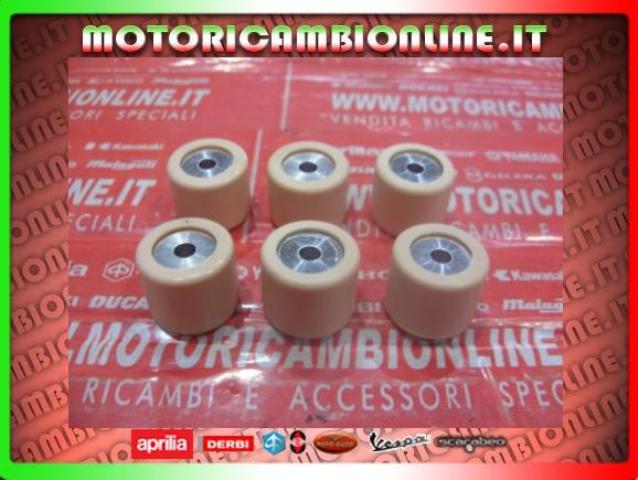 KIT 6 RULLI cod CM1102015 Originale per Piaggio Aprilia Derbi Gilera