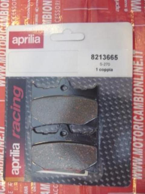 COPPIA PASTIGLE FRENO ANTERIORI APRILIA RACING RS 125 COD AP8213665