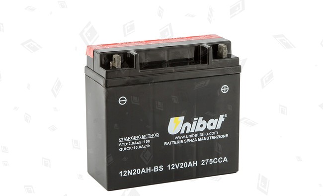 BATTERIA UNIBAT 12N20AH-BS = YUASA 51913 BMW R 1150 R K82 2001-2003