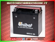 Batteria Unibat CBTX14-BS 12HA SENZA MANUTENZIONE entra per applicazioni